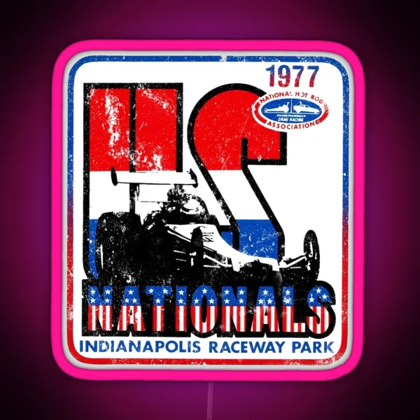 US Nationals 1977 RGB Neon Sign