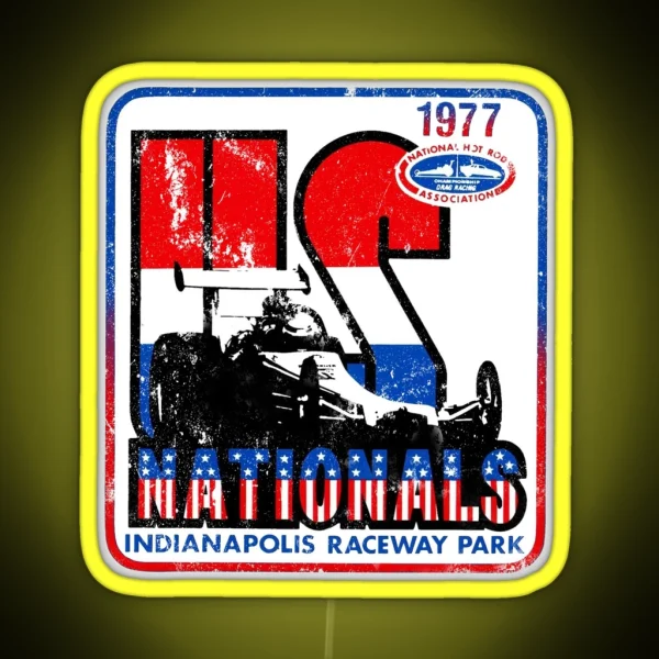 US Nationals 1977 RGB Neon Sign