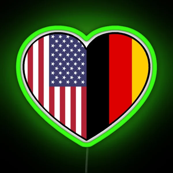 USA And Germany RGB Neon Sign