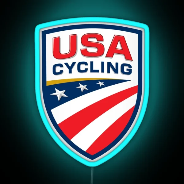USA CYCLING RGB Neon Sign