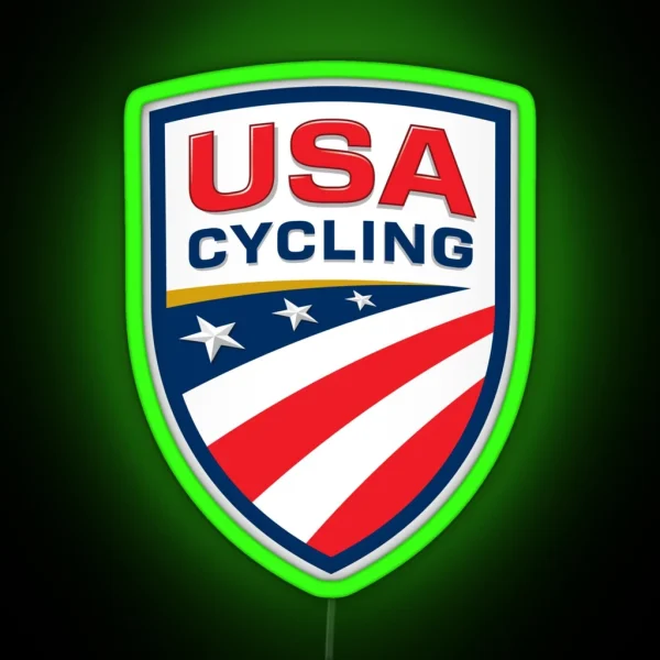 USA CYCLING RGB Neon Sign