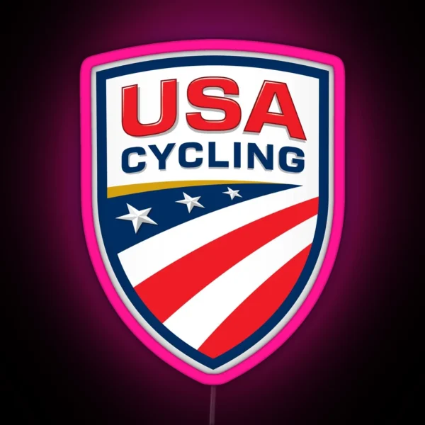 USA CYCLING RGB Neon Sign
