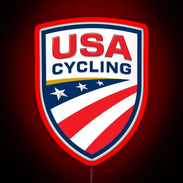USA CYCLING RGB Neon Sign