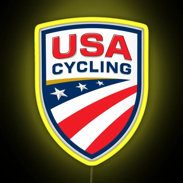 USA CYCLING RGB Neon Sign