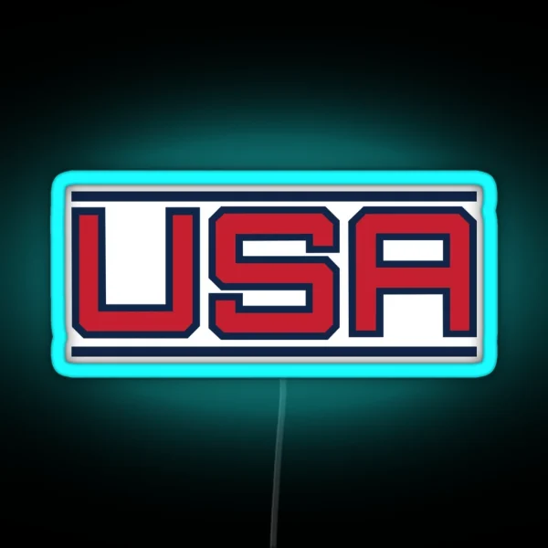 USA RGB Neon Sign
