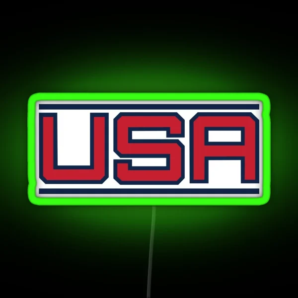 USA RGB Neon Sign