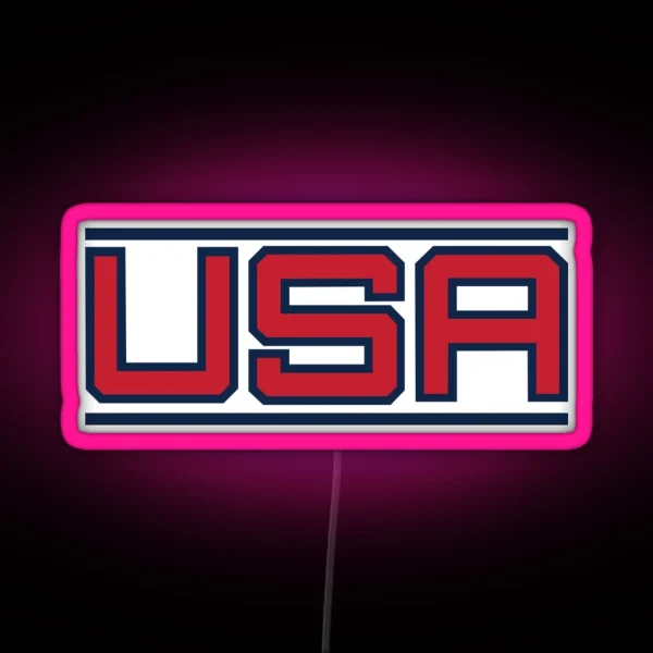 USA RGB Neon Sign