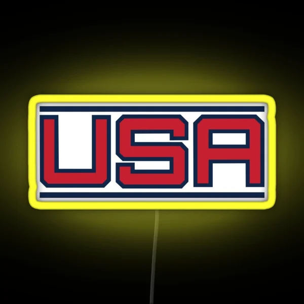 USA RGB Neon Sign