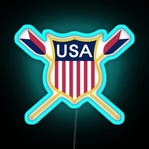 Usa Rowing RGB Neon Sign