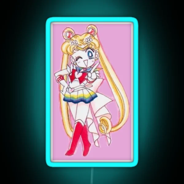 Usagi Chan RGB Neon Sign