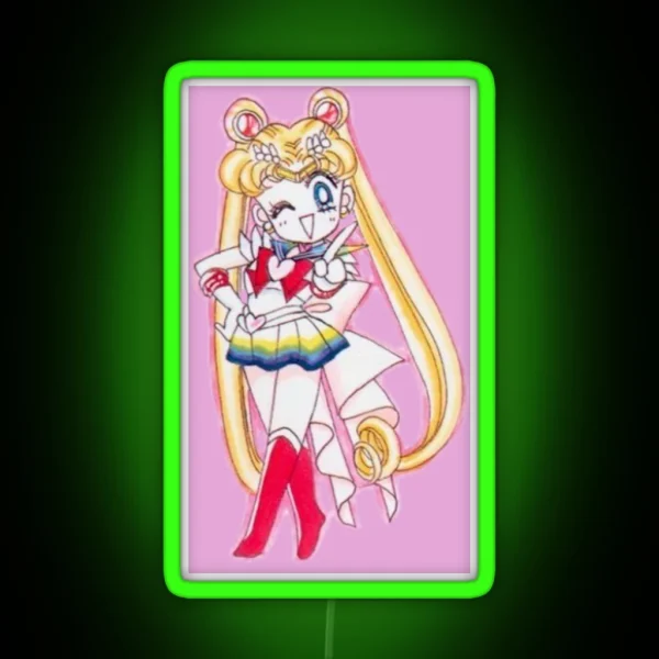 Usagi Chan RGB Neon Sign