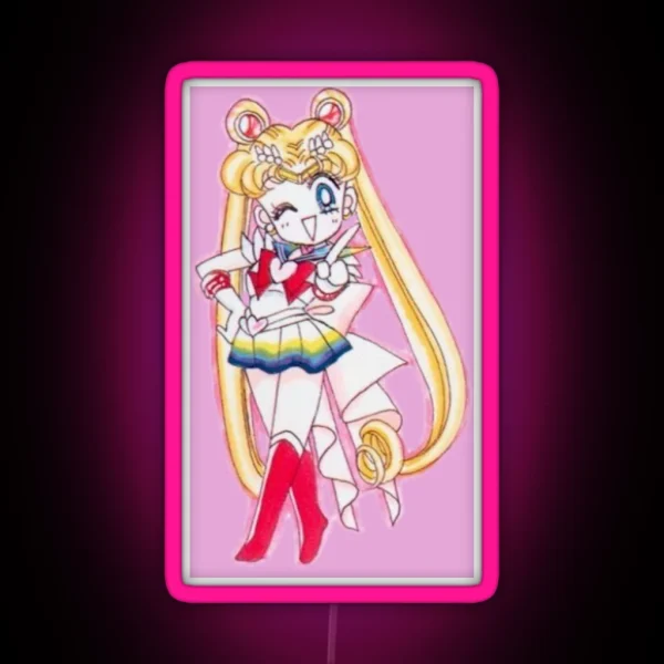 Usagi Chan RGB Neon Sign