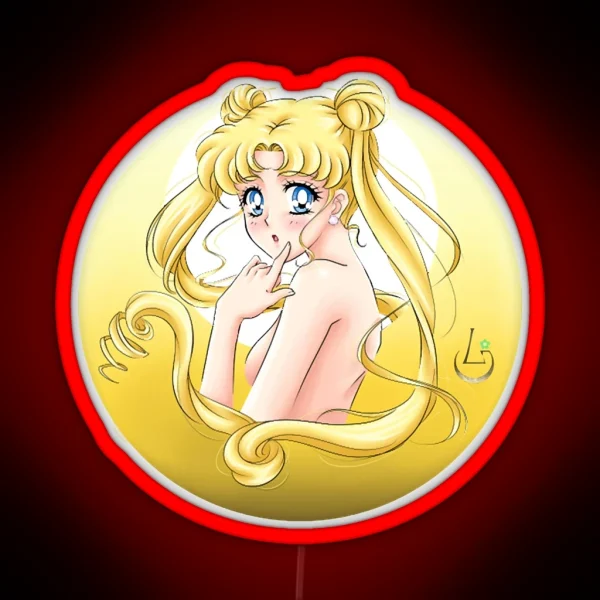 Usagi Moon RGB Neon Sign