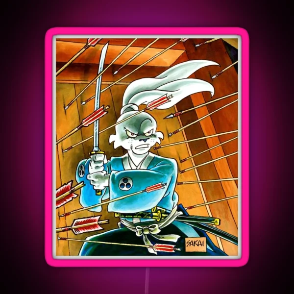 Usagi Yogimbo RGB Neon Sign