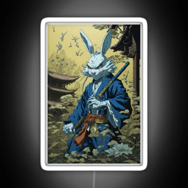 Usagi Yojimbo Art RGB Neon Sign