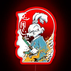 Usagi Yojimbo RGB Neon Sign