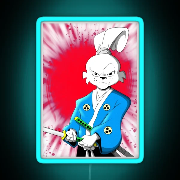 Usagi Yojimbo RGB Neon Sign