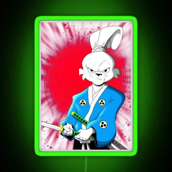 Usagi Yojimbo RGB Neon Sign