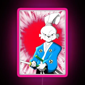 Usagi Yojimbo RGB Neon Sign