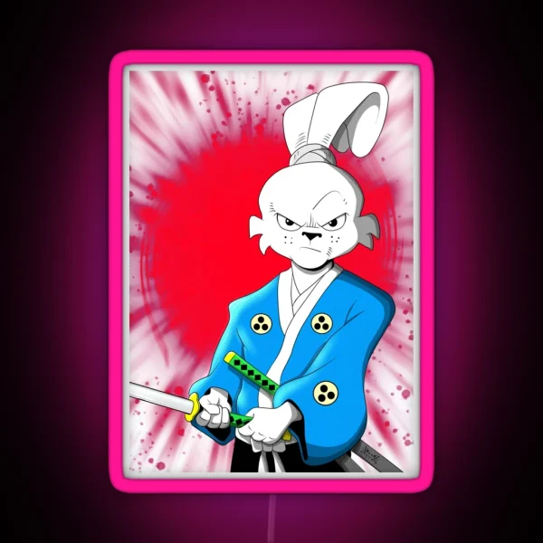 Usagi Yojimbo RGB Neon Sign