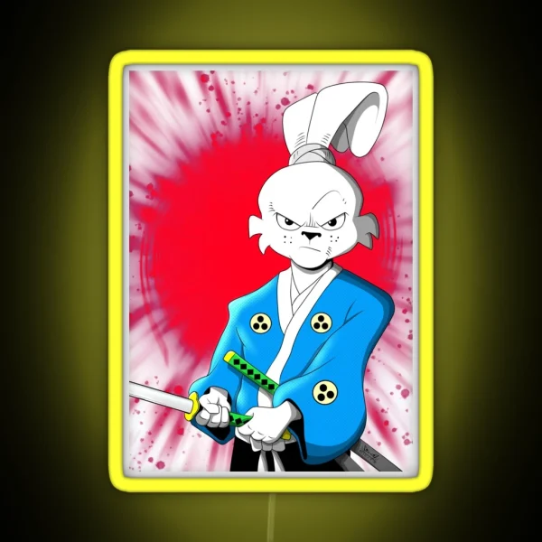 Usagi Yojimbo RGB Neon Sign