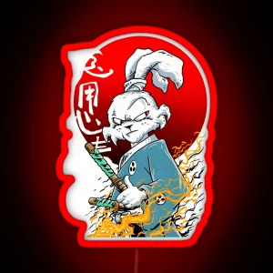 Usagi Yojimbo RGB Neon Sign