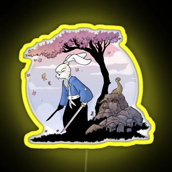 Usagi Yojimbo RGB Neon Sign