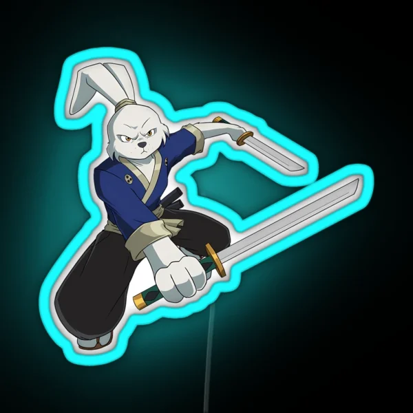 Usagi Yojimbo RGB Neon Sign