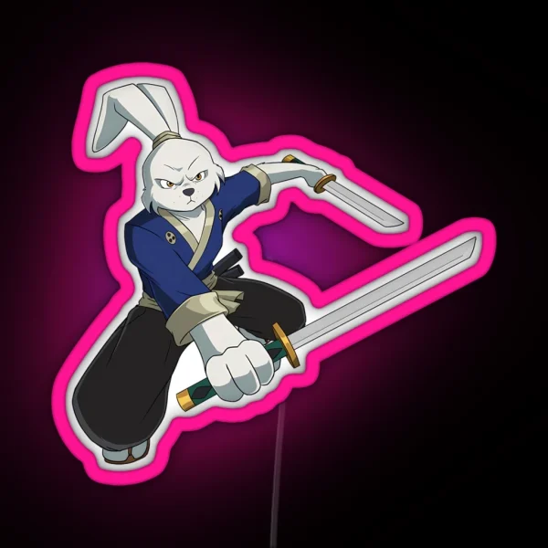 Usagi Yojimbo RGB Neon Sign