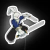 Neon sign inspired by Usagi Yojimbo's 88th Division insignia