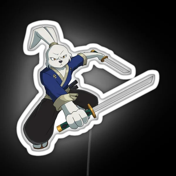 Usagi Yojimbo RGB Neon Sign