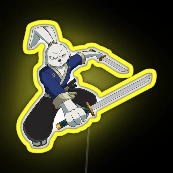 Usagi Yojimbo RGB Neon Sign