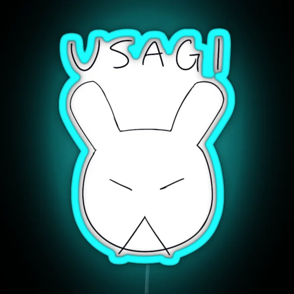USAGI Yowapeda RGB Neon Sign