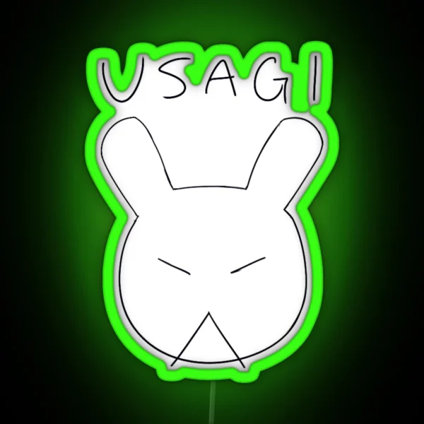 USAGI Yowapeda RGB Neon Sign