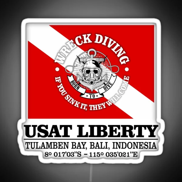 USAT Liberty Best Wrecks RGB Neon Sign