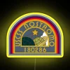 USCSS Nostromo Neon Sign in Yellow Hues