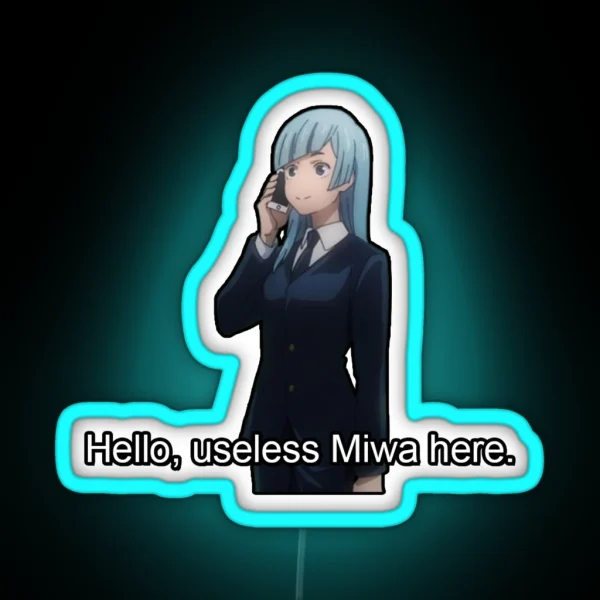Useless Miwa RGB Neon Sign
