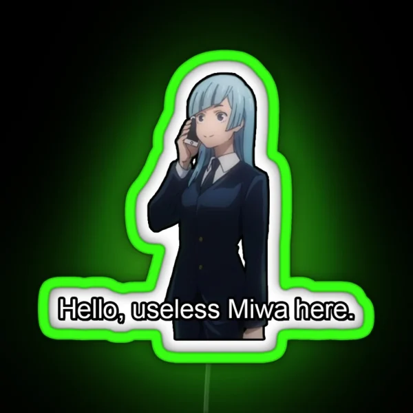Useless Miwa RGB Neon Sign