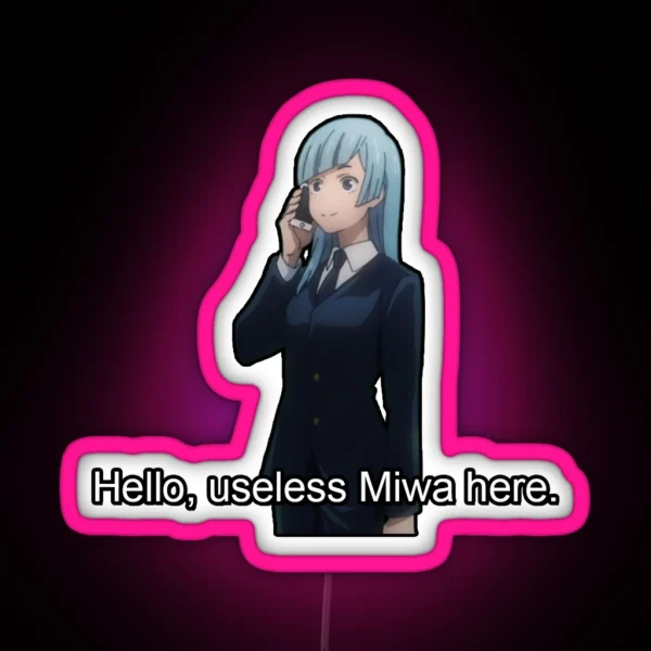 Useless Miwa RGB Neon Sign