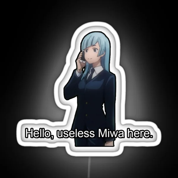 Useless Miwa RGB Neon Sign