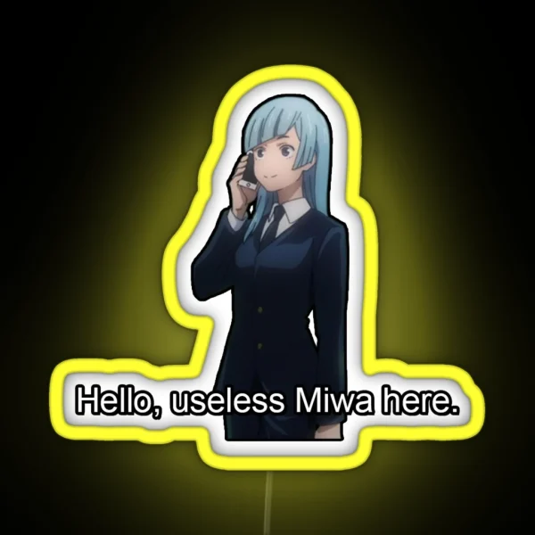Useless Miwa RGB Neon Sign