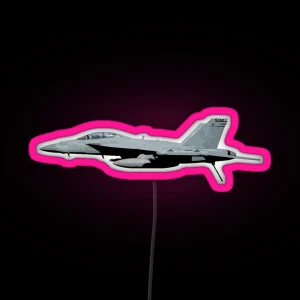 USN EA 18G Growler RGB Neon Sign