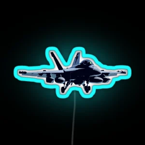 USN EA 18G Growler RGB Neon Sign