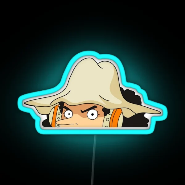 Usopp Peeker RGB Neon Sign