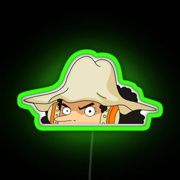 Usopp Peeker RGB Neon Sign