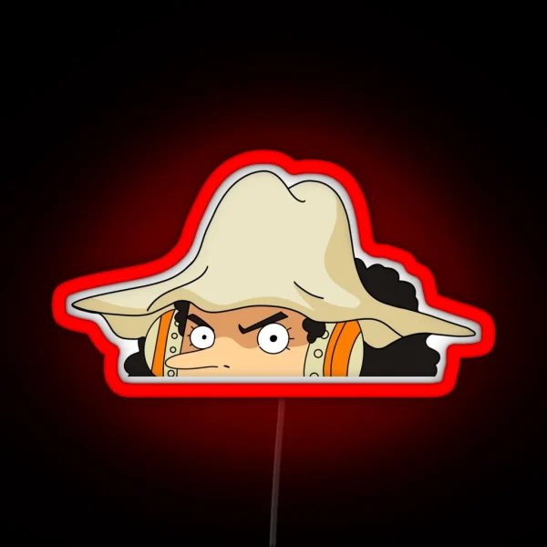 Usopp Peeker RGB Neon Sign