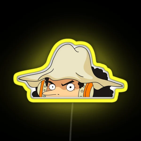 Usopp Peeker RGB Neon Sign