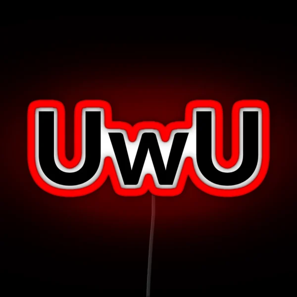 Uwu RGB Neon Sign