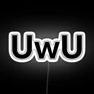 Uwu RGB Neon Sign
