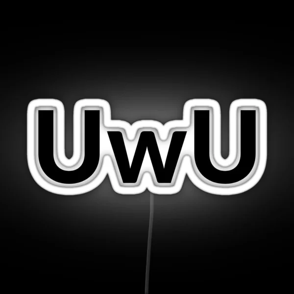 Uwu RGB Neon Sign